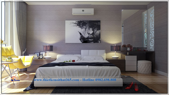 Căn hộ chung cư Dương Nội thoáng mát, ấm cúng Phòng ngủ Master