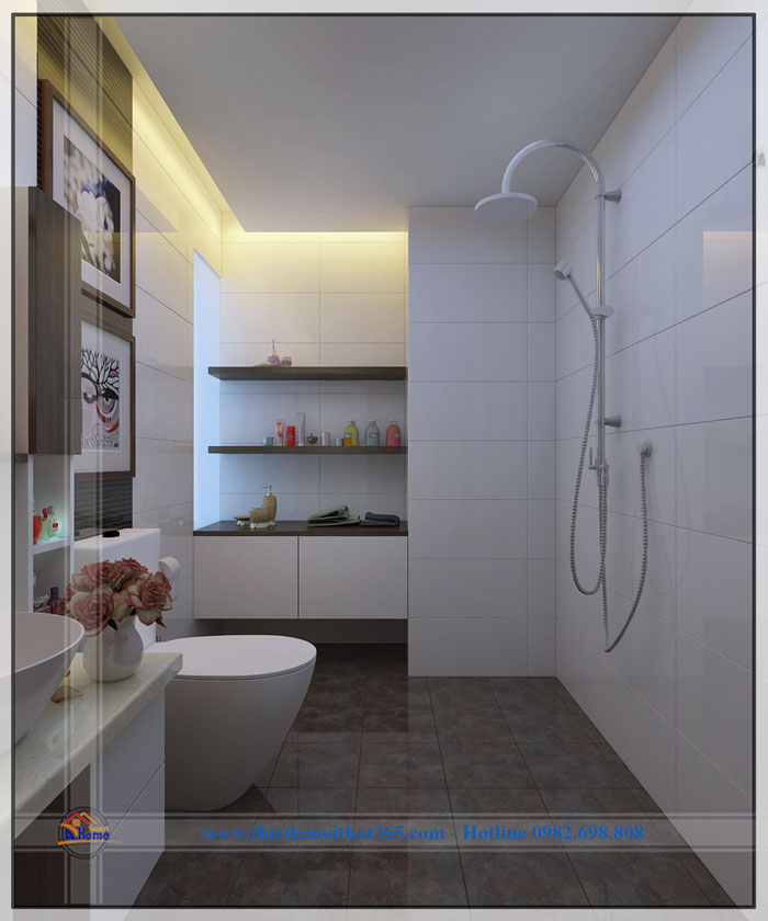 Căn hộ chung cư Dương Nội thoáng mát, ấm cúng Phòng tắm